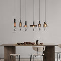 Contemporary Industrial Cylinder Dome Cement Iron Shade 1-light Pendant Light for Living Room BulbSquare