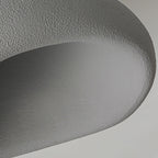 Contemporary Nordic Irregular Oval Resin Shade 1-Light Flush Mount Ceiling Light For Living Room