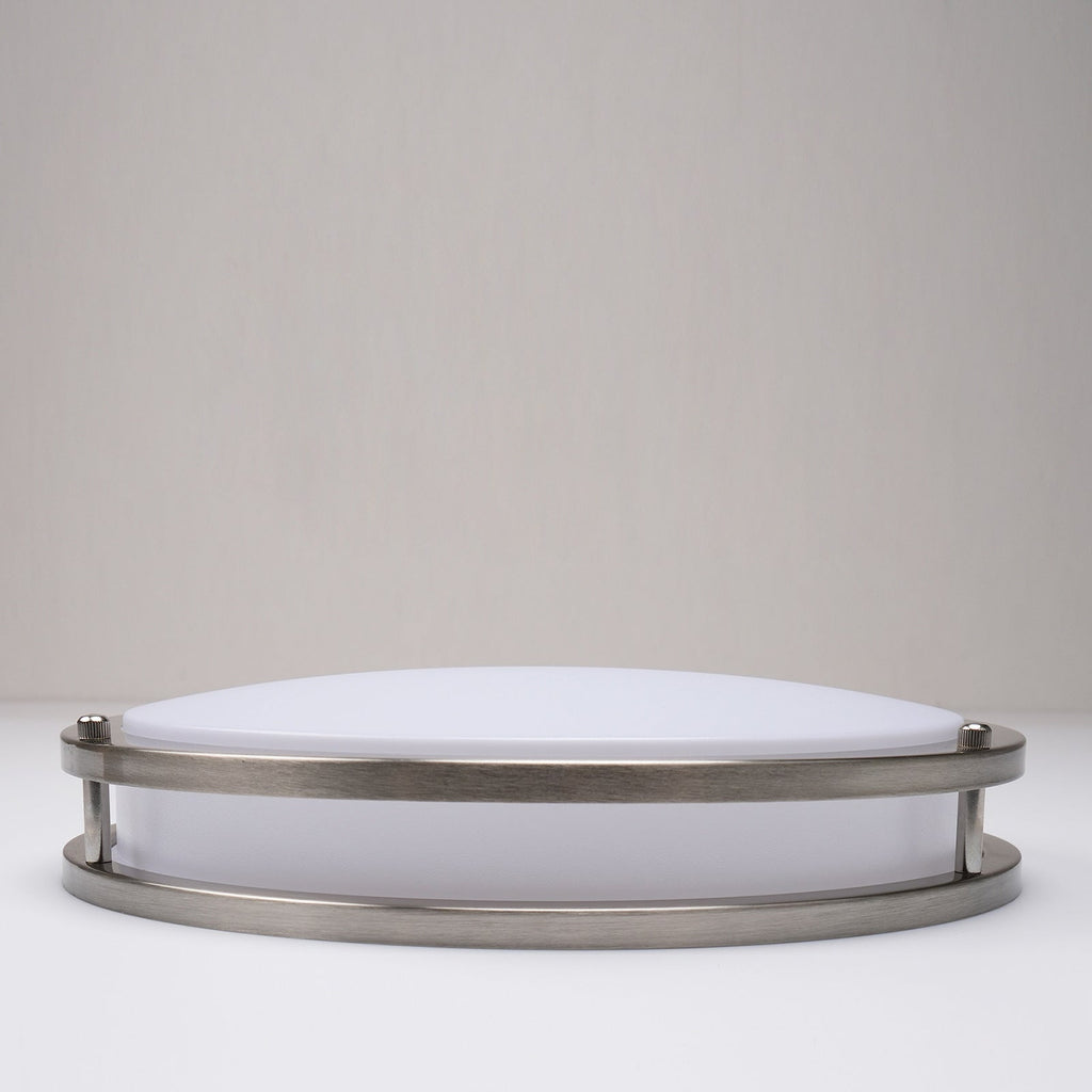 Modern Simplicity Round Iron PVC LED Flush Mount Ceiling Light For Living Room