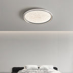 Modern Minimalist Round Water Ripple Aluminum Iron Acrylic LED Flush Mount Ceiling Light For Living Room