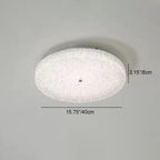 Contemporary Luxury Round Hardware Crystal Glass Shade LED Semi-Flush Mount Ceiling Light For Bedroom
