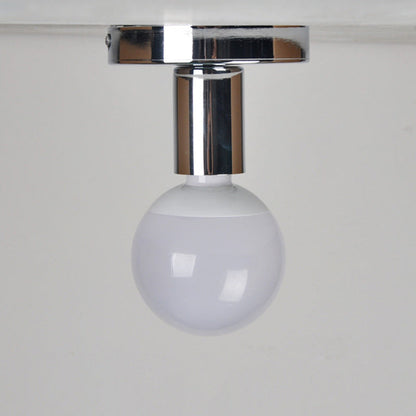 Modern Simplicity Cylinder Iron 1-light Flush Mount Ceiling Light for Hallway