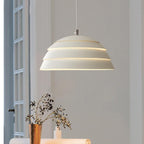 Modern Minimalist Half Circle Dome Iron 1-Light Pendant Light For Living Room