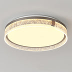 Modern Luxury Round Square Rectangle Iron Aluminum Acrylic LED Flush Mount Ceiling Light For Living Room
