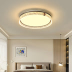 Modern Luxury Round Square Rectangle Iron Aluminum Acrylic LED Flush Mount Ceiling Light For Living Room