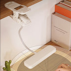 Modern Simplicity Clip Rectangle Hose ABS LED Table Lamp For Bedroom Lumendat