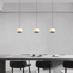 Modern Minimalist Globe Marble Aluminum LED Pendant Light For Bedroom