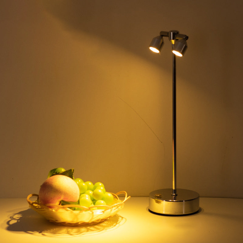 Modern Minimalist Cylindrical Iron LED Table Lamp For Dining Room Lumendat