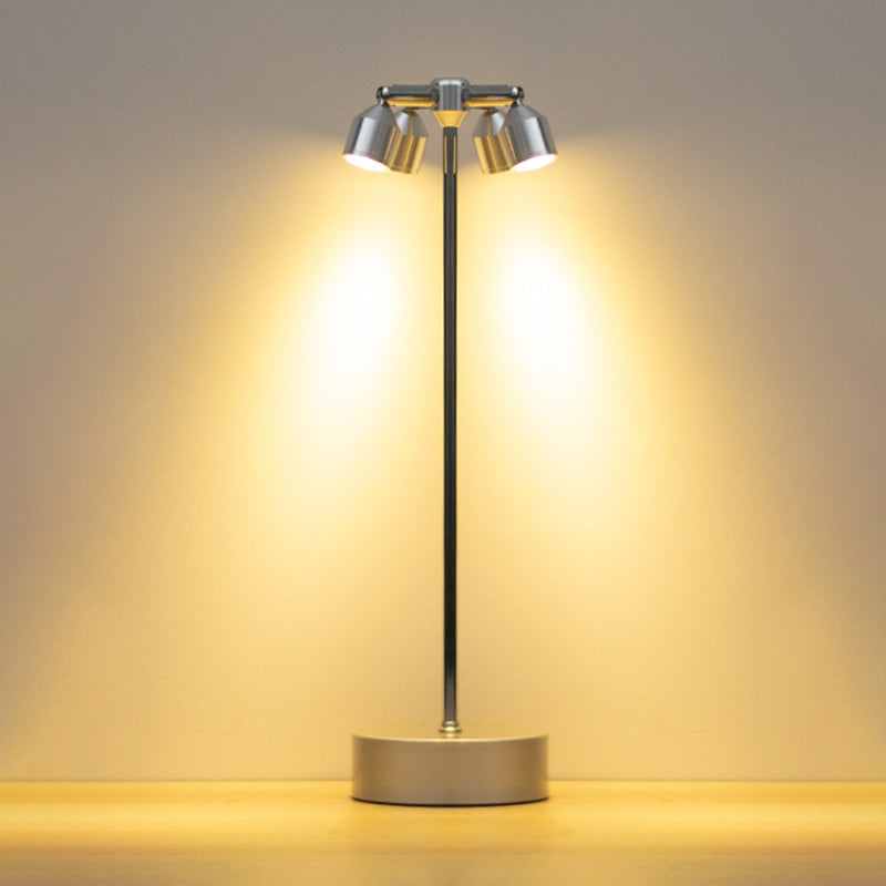 Modern Minimalist Cylindrical Iron LED Table Lamp For Dining Room Lumendat