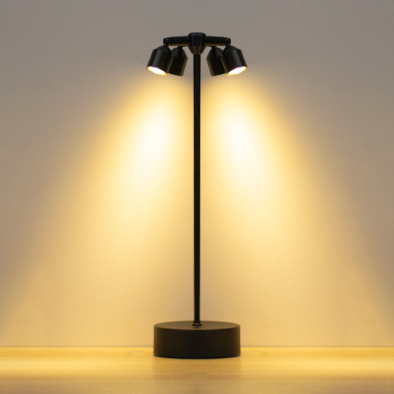 Modern Minimalist Cylindrical Iron LED Table Lamp For Dining Room Lumendat