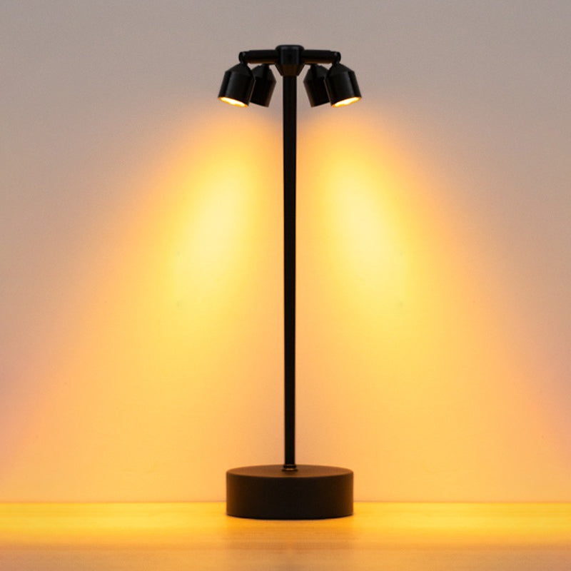 Modern Minimalist Cylindrical Iron LED Table Lamp For Dining Room Lumendat
