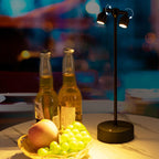 Modern Minimalist Cylindrical Iron LED Table Lamp For Dining Room Lumendat