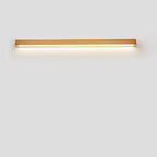 Japanese Simple Solid Wood Strip LED Wall Sconce Lamp