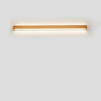 Japanese Simple Solid Wood Strip LED Wall Sconce Lamp