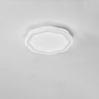 Modern Minimalist Irregular Round Flower Iron Acrylic Crystal LED Flush Mount Ceiling Light For Bedroom