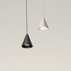 Modern Minimalist Cone Aluminum LED Pendant Light for Bedroom