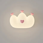 Lumendat Contemporary Creative Kids Crown Animal Iron PE LED Wall Sconce Lamp For Bedroom Lumendat