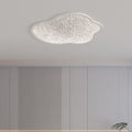 Modern Minimalist Cloud Shape Silk Starlight Cloudy Iron Acrylic LED Flush Mount Ceiling Light For Bedroom