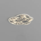 Modern Minimalist Cloud Shape Silk Starlight Cloudy Iron Acrylic LED Flush Mount Ceiling Light For Bedroom