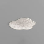 Modern Minimalist Cloud Shape Silk Starlight Cloudy Iron Acrylic LED Flush Mount Ceiling Light For Bedroom