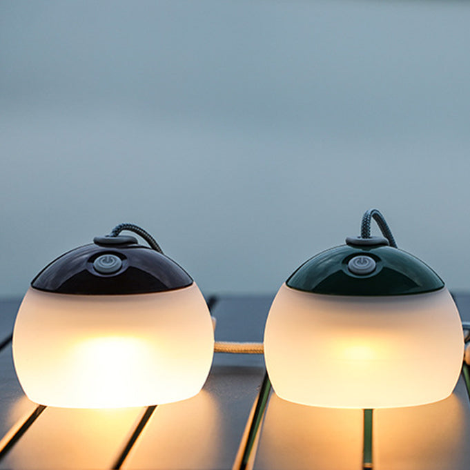 Modern Minimalist Outdoor Rechargeable Globe Plastic LED Outdoor Light For Outdoor Patio Lumendat