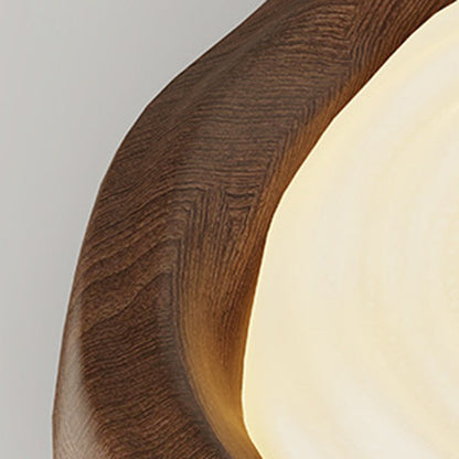 Modern Minimalist Cream Irregular Round Clouds Hardware Acrylic PE LED Flush Mount Ceiling Light For Bedroom