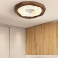 Modern Minimalist Cream Irregular Round Clouds Hardware Acrylic PE LED Flush Mount Ceiling Light For Bedroom