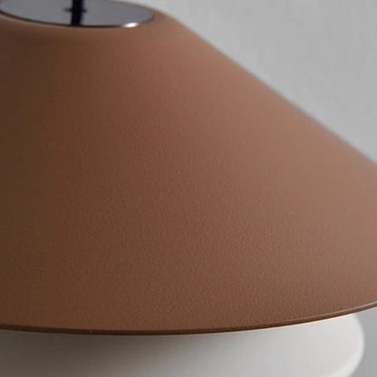 Contemporary Nordic Liftable Double Triangle Round Aluminum LED Pendant Light For Bedroom