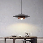 Contemporary Nordic Round Bowl Shape Iron 1-Light Pendant Light For Living Room