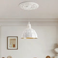 Contemporary Creative Round Dome Castle Resin Hardware 1-Light Pendant Light For Living Room