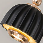 Modern Minimalist Half Round Dome Iron Aluminum LED Pendant Light For Bedroom