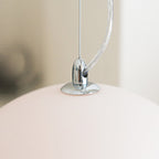 Contemporary Creative Globe Sunset Iron Glass Acrylic 1-Light Pendant Light For Living Room
