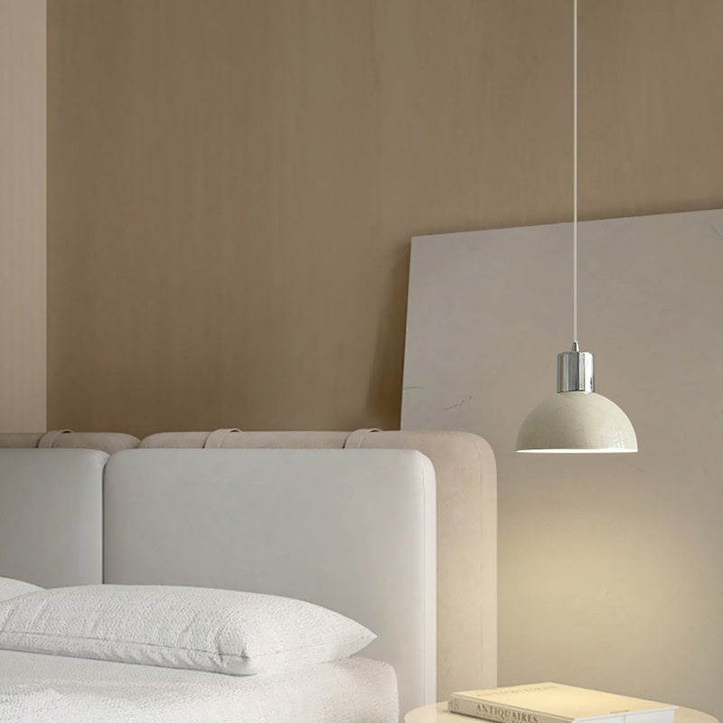 Modern Minimalist Round Globe Round Beads Iron 1-Light Pendant Light For Bedroom
