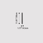 Modern Minimalist Outdoor Waterproof Long Aluminum Acrylic LED Wall Sconce Lamp For Outdoor Patio