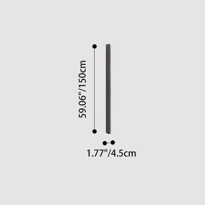 Modern Minimalist Outdoor Waterproof Long Aluminum Acrylic LED Wall Sconce Lamp For Outdoor Patio