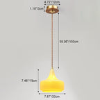 Contemporary Retro Round Petal Flower Shape Wood Glass 1-Light Pendant Light For Living Room
