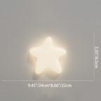 Modern Minimalist Stars Cloud Leaf Hardware PE LED Wall Sconce Lamp For Living Room