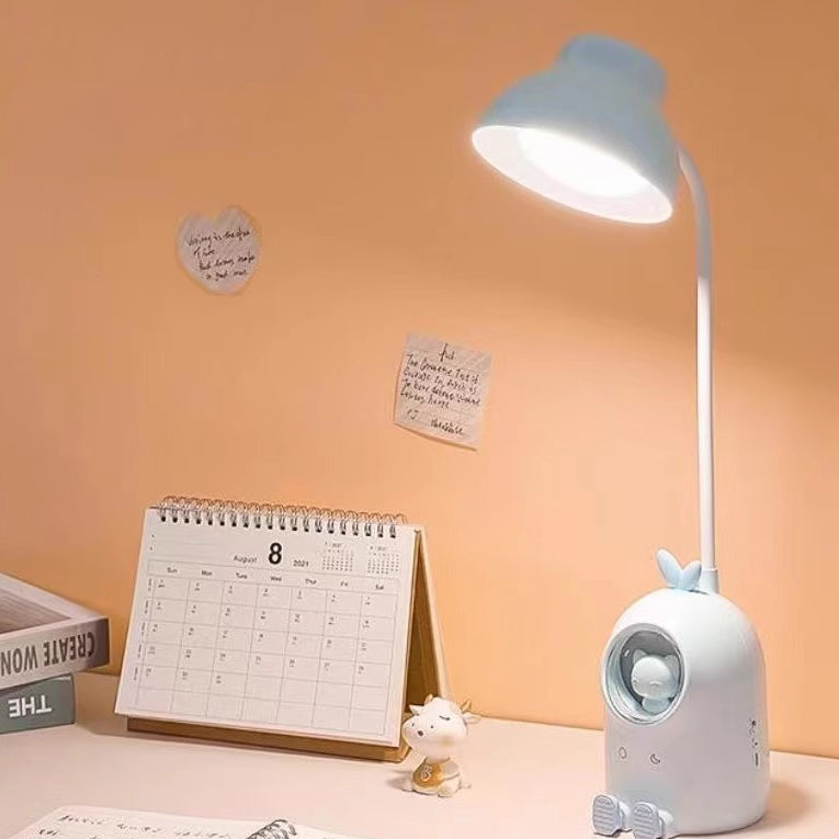 Lumendat Modern Minimalist Kids Round Ball Moe Pets Shape Plastic LED Table Lamp For Living Room Lumendat