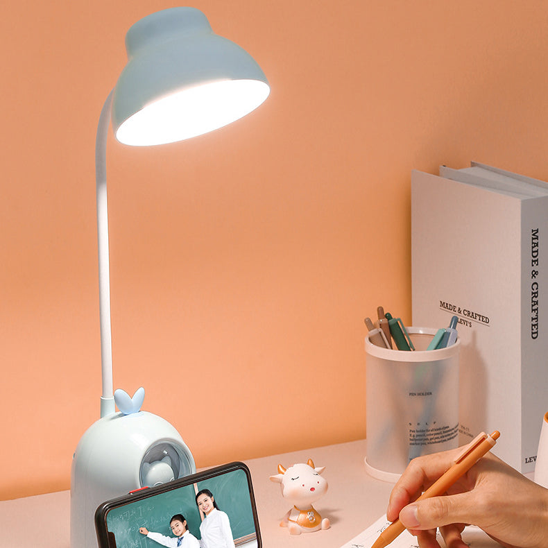 Lumendat Modern Minimalist Kids Round Ball Moe Pets Shape Plastic LED Table Lamp For Living Room Lumendat