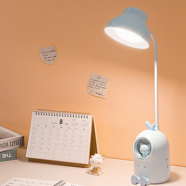 Lumendat Modern Minimalist Kids Round Ball Moe Pets Shape Plastic LED Table Lamp For Living Room Lumendat