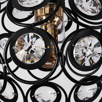 Contemporary Nordic Dome Circle Combination Iron Aluminum Frame 1-Light Pendant Light For Living Room