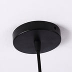 Contemporary Nordic Dome Circle Combination Iron Aluminum Frame 1-Light Pendant Light For Living Room