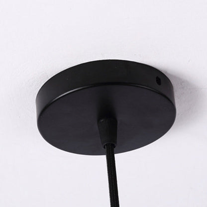 Contemporary Nordic Dome Circle Combination Iron Aluminum Frame 1-Light Pendant Light For Living Room