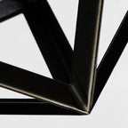 Contemporary Industrial Geometric Polygonal Iron 1-Light Pendant Light For Living Room