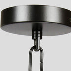 Contemporary Industrial Geometric Polygonal Iron 1-Light Pendant Light For Living Room