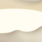Contemporary Nordic Round Iceberg Shape Iron Frame Resin LED Flush Mount Ceiling Light For Bedroom