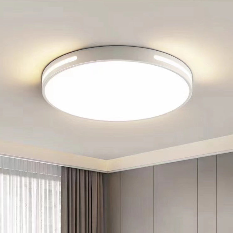 Modern Minimalist Round Acrylic LED Flush Mount Ceiling Light for Living Room