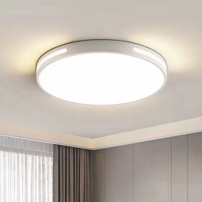 Modern Minimalist Round Acrylic LED Flush Mount Ceiling Light for Living Room