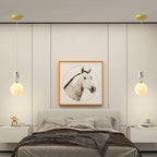Contemporary Creative Globe Iron Plastic 1-light Kids Pendant Light for Living Room BulbSquare