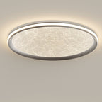 Contemporary Luxury Round Iron Aluminum Acrylic LED Flush Mount Ceiling Light For Living Room